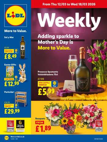 Lidl offer  - 12/03/2026 - 18/03/2026.