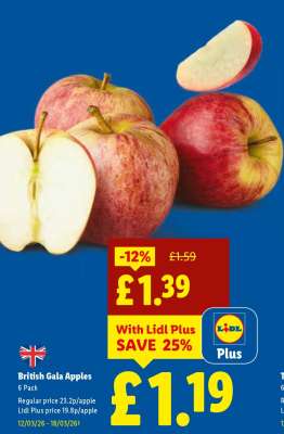 British Gala Apples