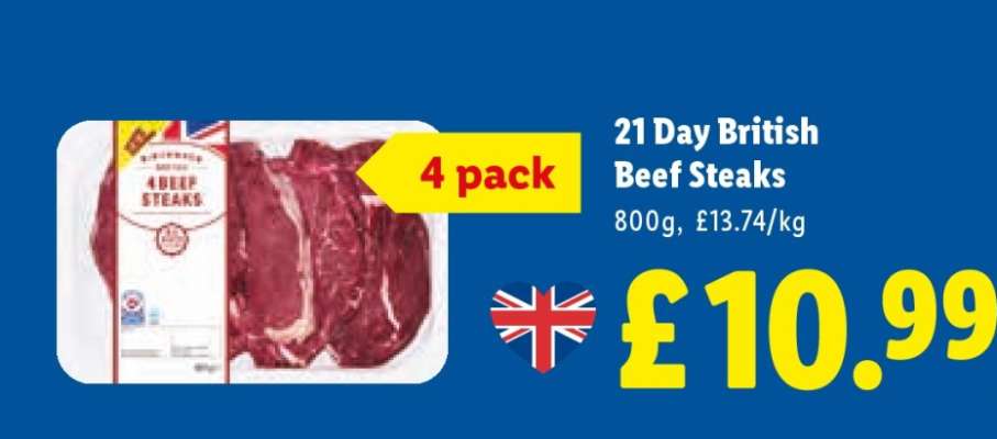 21 Day British Beef Steaks