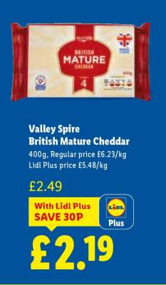 Valley Spire British Mature Cheddar