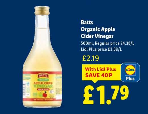Batts Organic Apple Cider Vinegar
