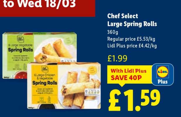 Chef Select Large Spring Rolls