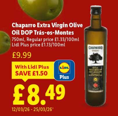 Chaparro Extra Virgin Olive Oil DOP Trás-os-Montes