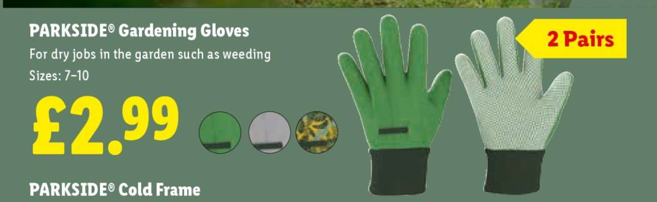 Parkside Gardening Gloves