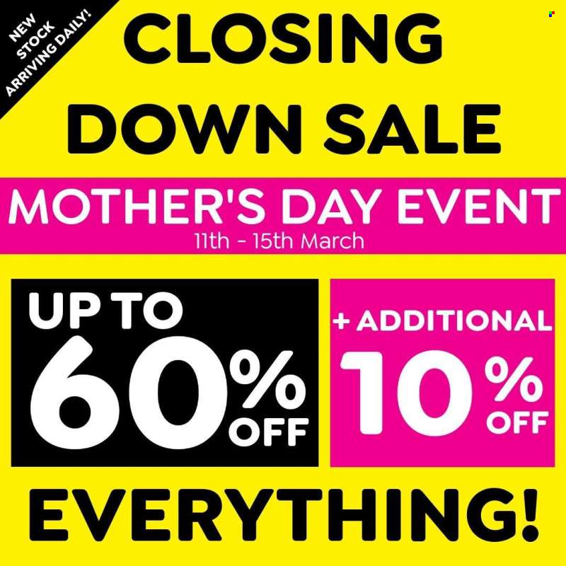 The Original Factory Shop offer  - 11/03/2026 - 15/03/2026.