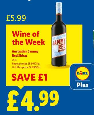 Australian Jammy Red Shiraz