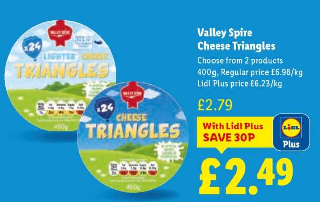 VALLEY SPIRE Cheese Triangles