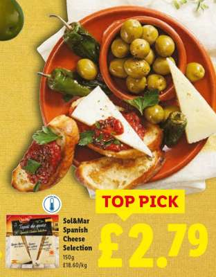 Sol&Mar Spanish Cheese Selection