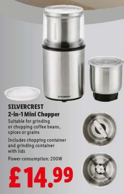 SILVERCREST 2-in-1 Mini Chopper