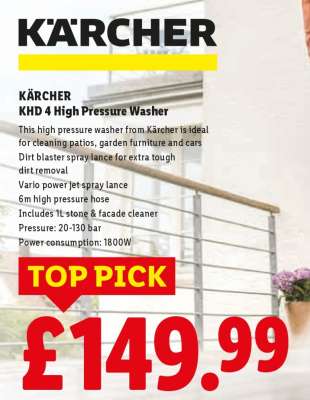 KÄRCHER KHD 4 High Pressure Washer