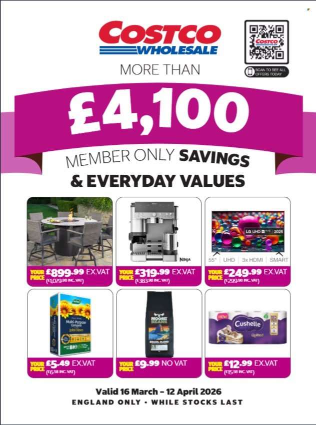 Costco offer  - 16/03/2026 - 12/04/2026.