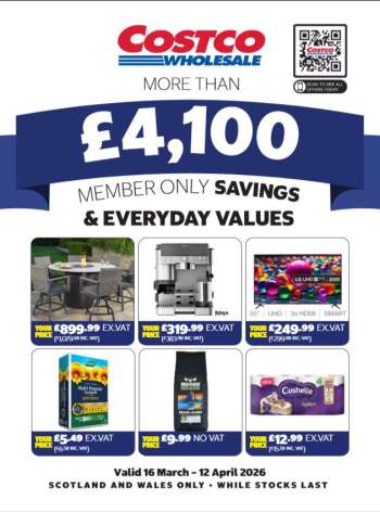 Costco offer  - 16/03/2026 - 12/04/2026.