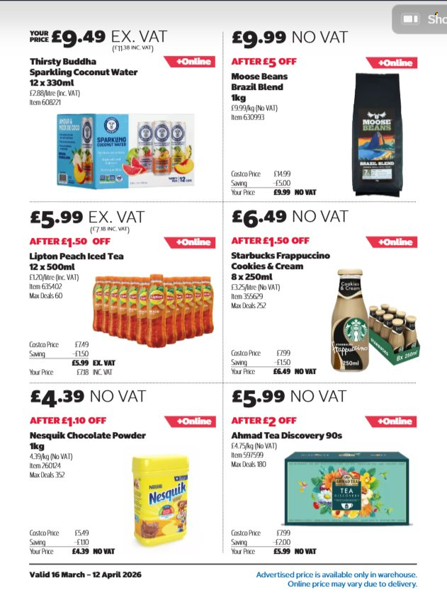 Costco offer - 16/03/2026 - 12/04/2026. Page 12