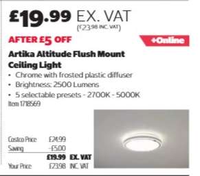 Artika Altitude Flush Mount Ceiling Light