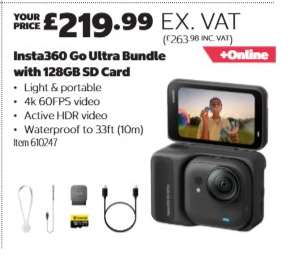 Insta360 Go Ultra Bundle with 128GB SD Card