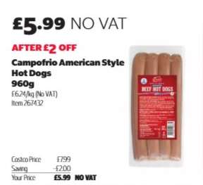 Campofrio American Style Hot Dogs