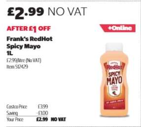 Frank's RedHot Spicy Mayo 1L