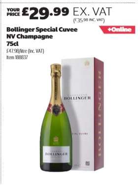 Bollinger Special Cuvee NV Champagne 75cl