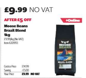 Moose Beans Brazil Blend 1kg