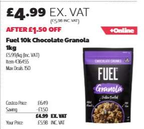 Fuel 10k Chocolate Granola 1kg