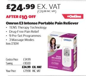 Omron E3 Intense Portable Pain Reliever