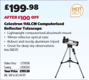 Celestron 114LCM Computerised Reflector Telescope