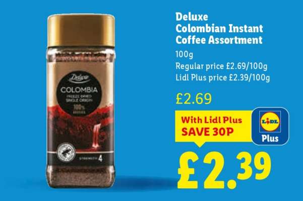 Deluxe Colombian Instant Coffee Assortment