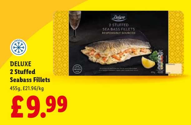 DELUXE 2 Stuffed Seabass Fillets