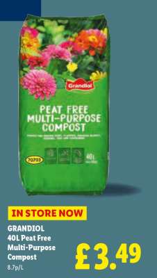 GRANDIOL 40L Peat Free Multi-Purpose Compost