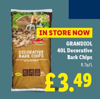 GRANDIOL 40L Decorative Bark Chips