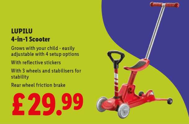 LUPILU 4-in-1 Scooter