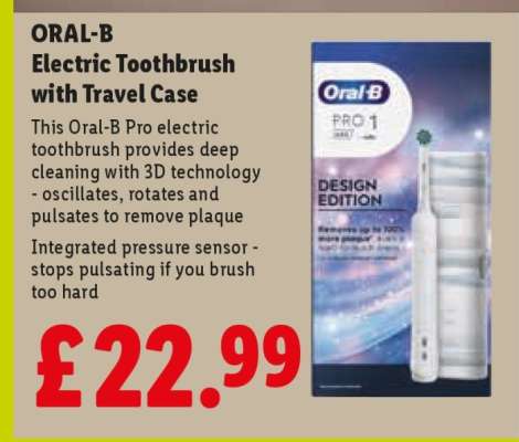 ORAL-B Electric Toothbrush with Travel Case