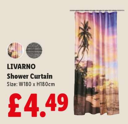 LIVARNO Shower Curtain
