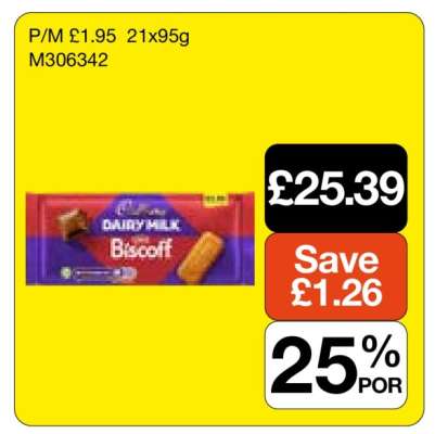 Cadbury Dairy Milk Biscoff