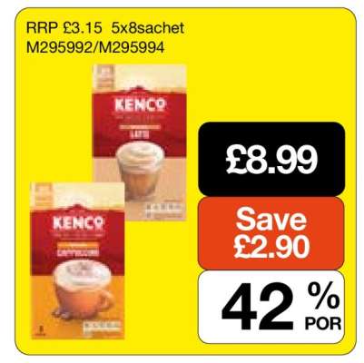 Kenco Coffee Sachets