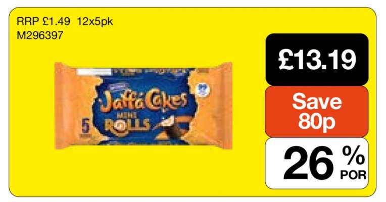 Jaffa Cakes Mini Rolls