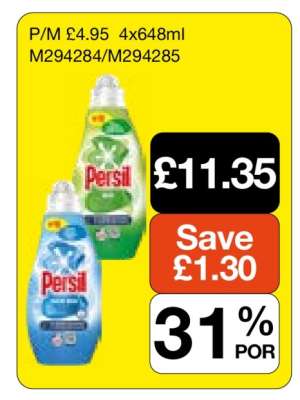 Persil 4x648ml