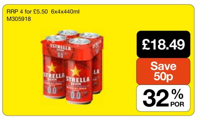 Estrella 0.0 Beer