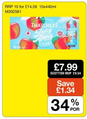 Thatchers Juicy Apple Cider
