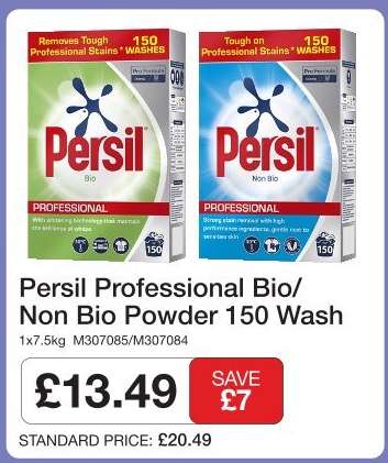 Persil Professional Bio/Non Bio Powder 150 Wash