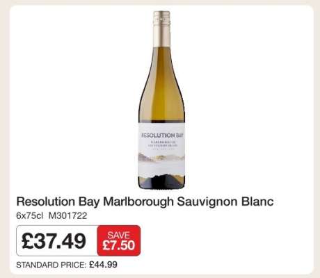 Resolution Bay Marlborough Sauvignon Blanc