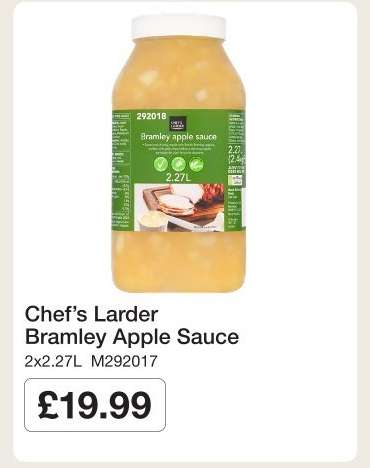 Chef’s Larder Bramley Apple Sauce