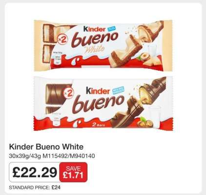 Kinder Bueno White