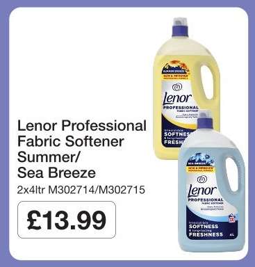 Lenor Professional Fabric Softener Summer/Sea Breeze