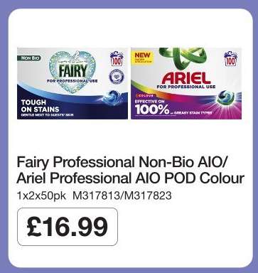 Fairy Professional Non-Bio AIO/ Ariel Professional AIO POD Colour