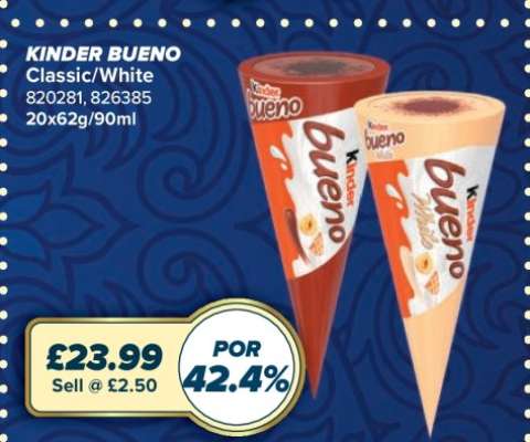 KINDER BUENO Classic/White