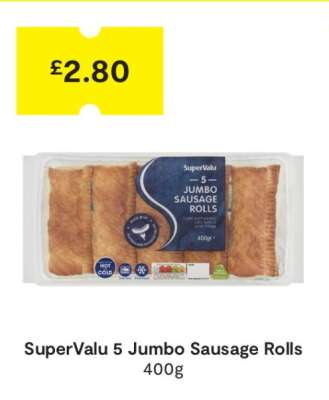 SuperValu 5 Jumbo Sausage Rolls