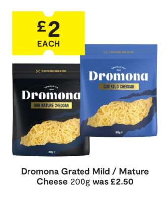 Dromona Grated Mild / Mature Cheese