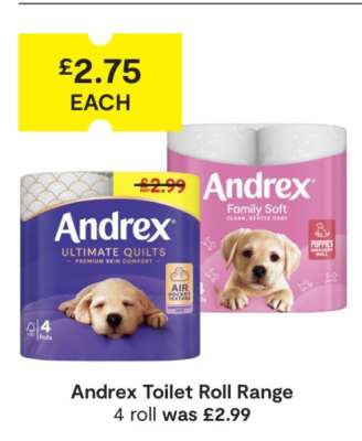 Andrex Toilet Roll Range