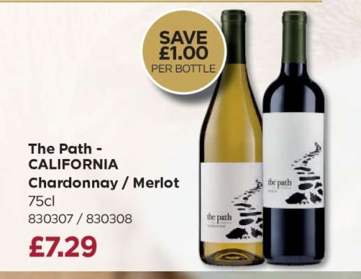 The Path - CALIFORNIA Chardonnay / Merlot